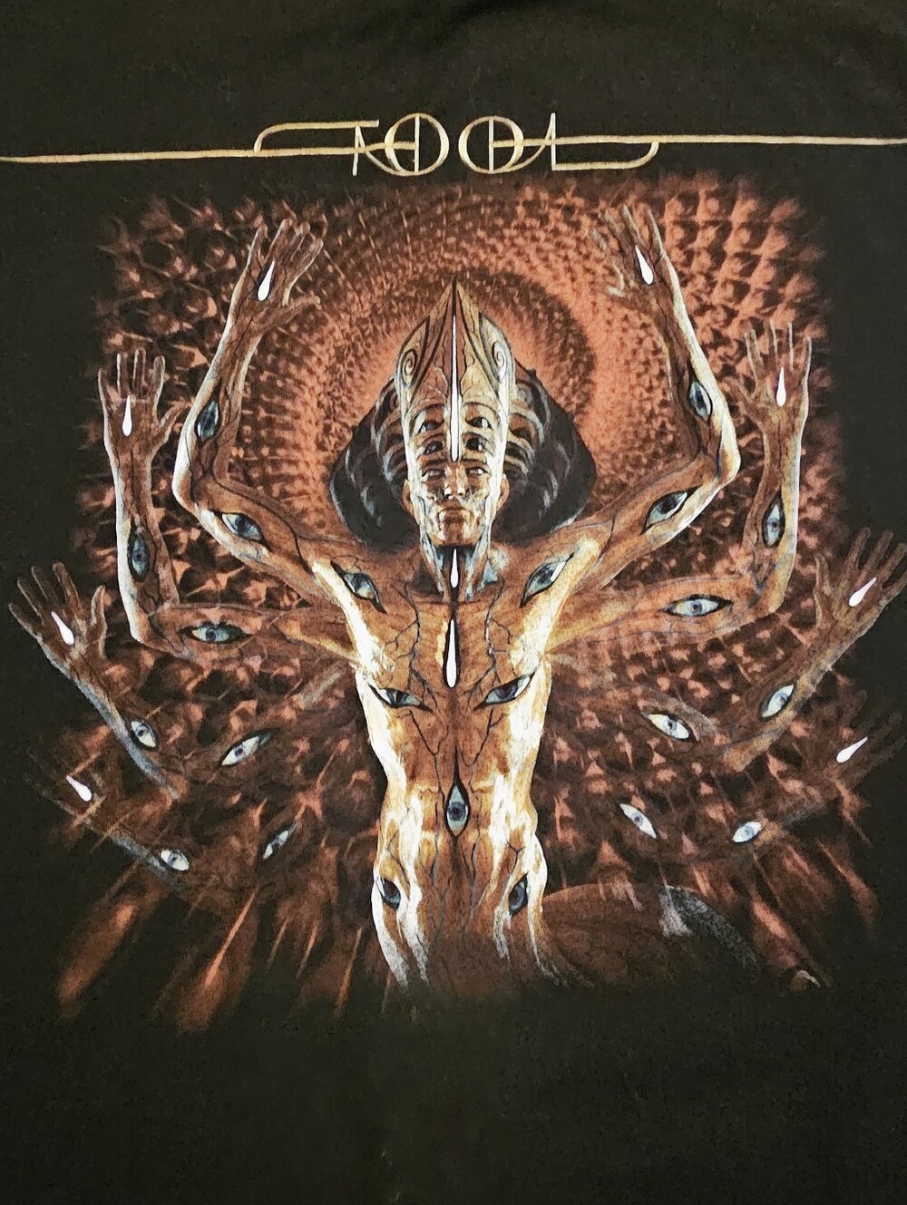 Tool Fear Inoculum 2022 Tour Concert T-Shirt 3XL Black Double Sided - Picture 2 of 8